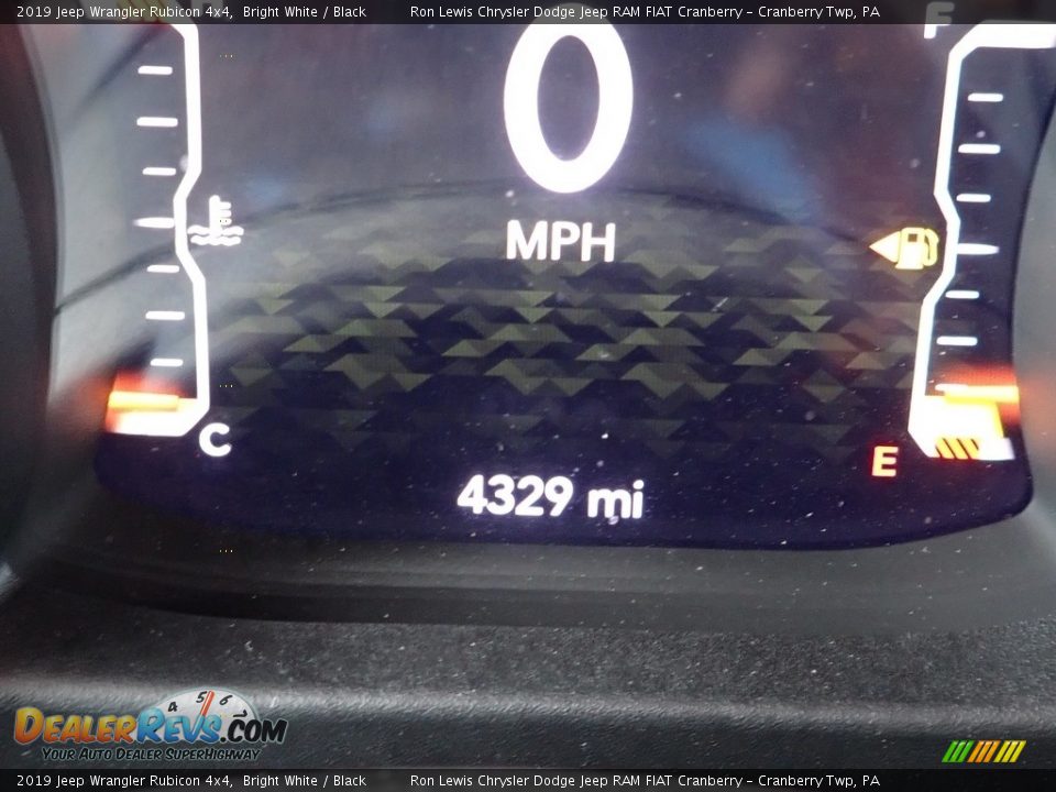 2019 Jeep Wrangler Rubicon 4x4 Bright White / Black Photo #20