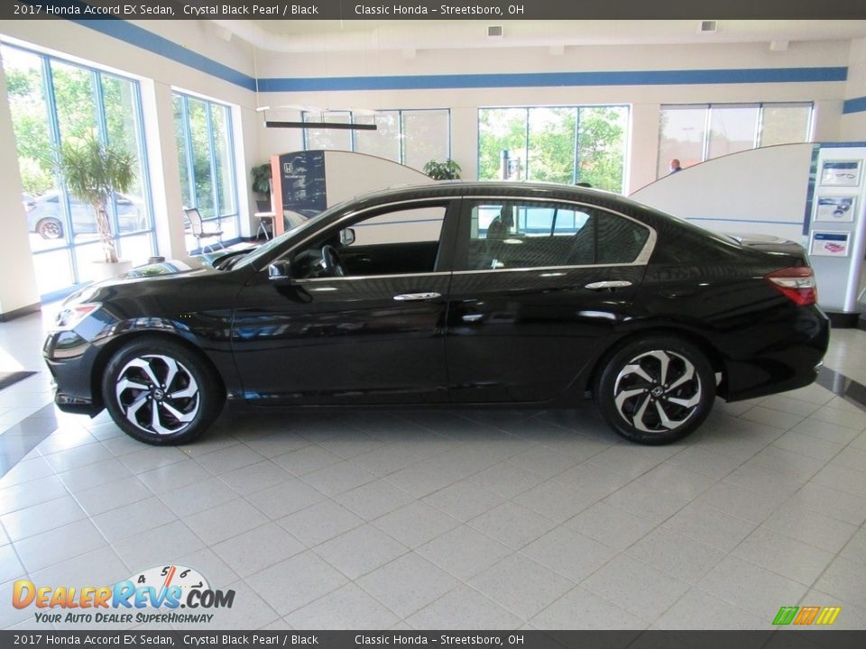 2017 Honda Accord EX Sedan Crystal Black Pearl / Black Photo #2