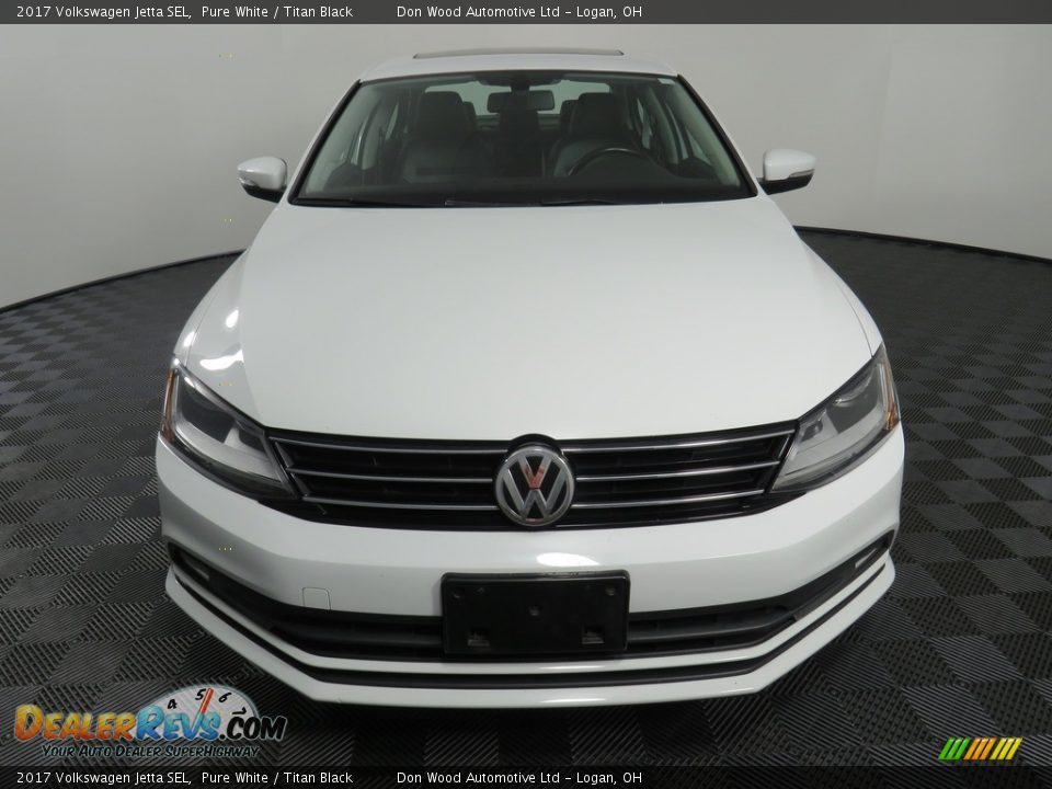 2017 Volkswagen Jetta SEL Pure White / Titan Black Photo #7