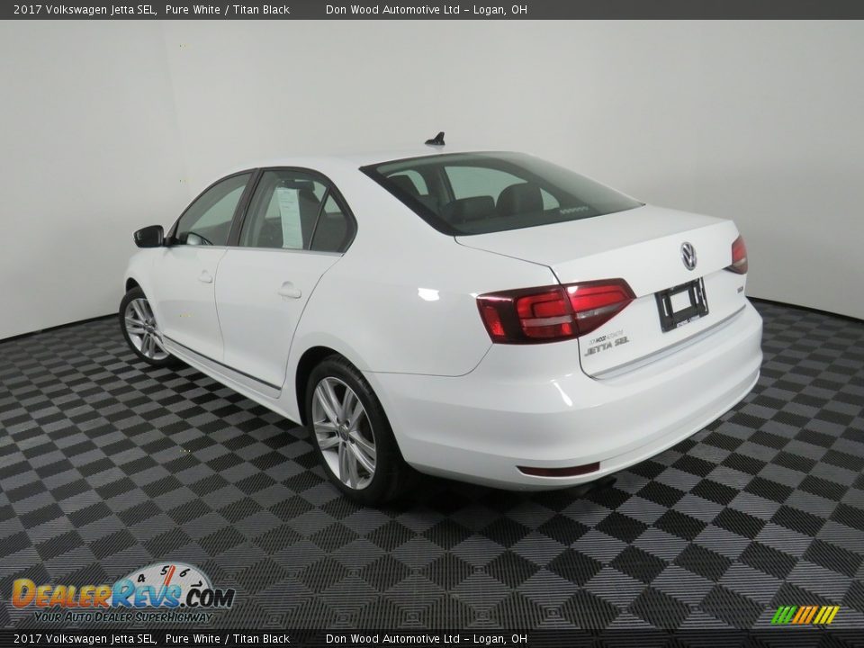 2017 Volkswagen Jetta SEL Pure White / Titan Black Photo #13