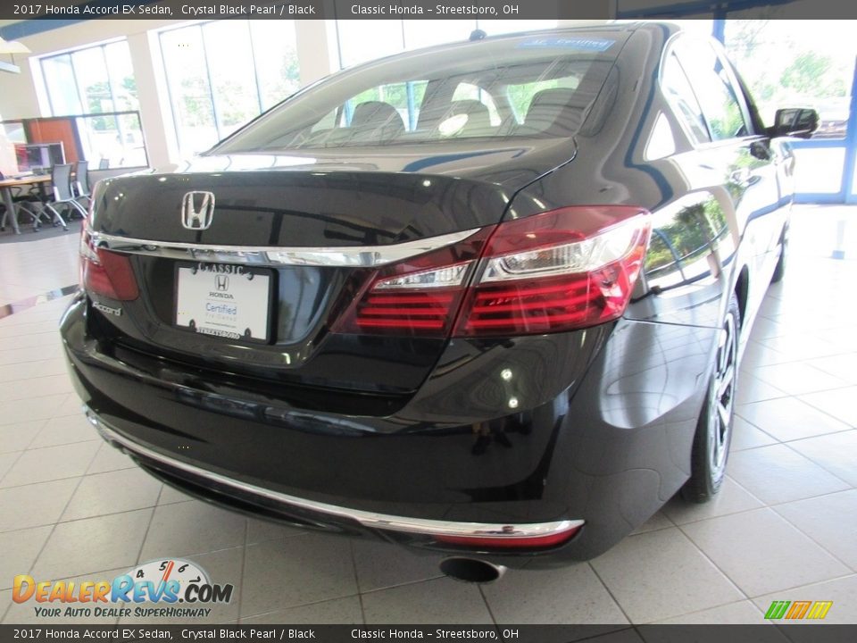 2017 Honda Accord EX Sedan Crystal Black Pearl / Black Photo #10