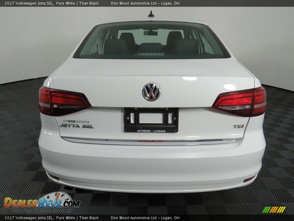 2017 Volkswagen Jetta SEL Pure White / Titan Black Photo #14