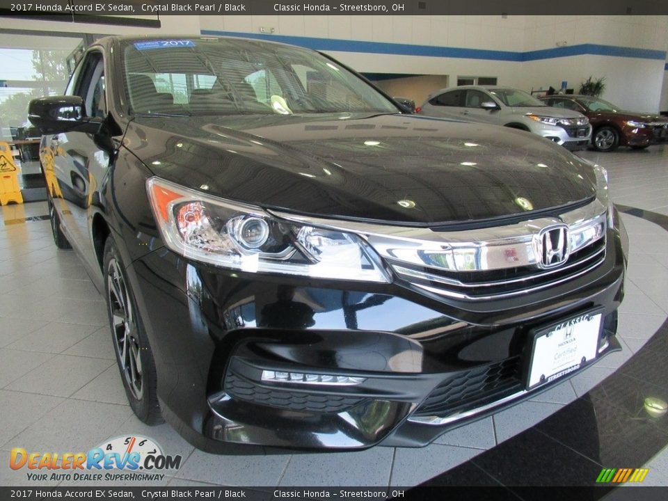 2017 Honda Accord EX Sedan Crystal Black Pearl / Black Photo #12