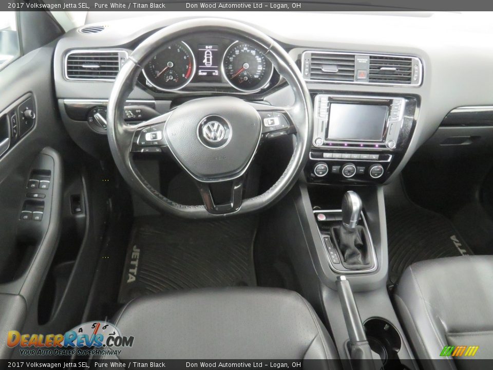 2017 Volkswagen Jetta SEL Pure White / Titan Black Photo #29