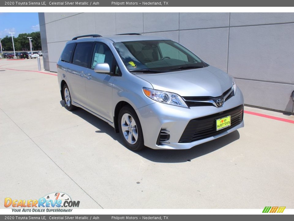 2020 Toyota Sienna LE Celestial Silver Metallic / Ash Photo #2