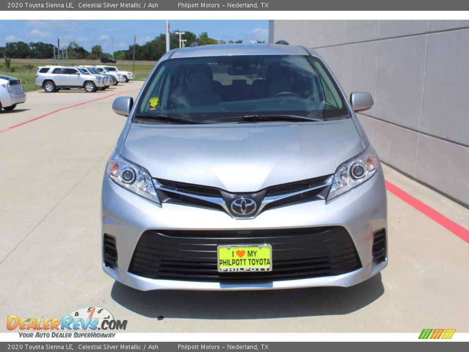 2020 Toyota Sienna LE Celestial Silver Metallic / Ash Photo #3