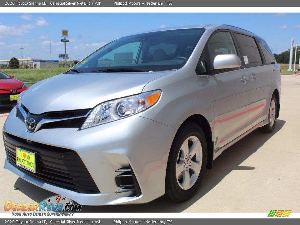 2020 Toyota Sienna LE Celestial Silver Metallic / Ash Photo #4