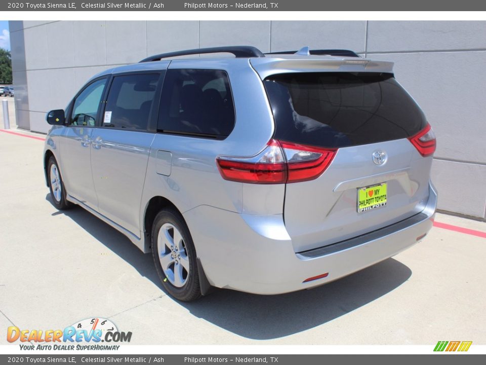 2020 Toyota Sienna LE Celestial Silver Metallic / Ash Photo #6