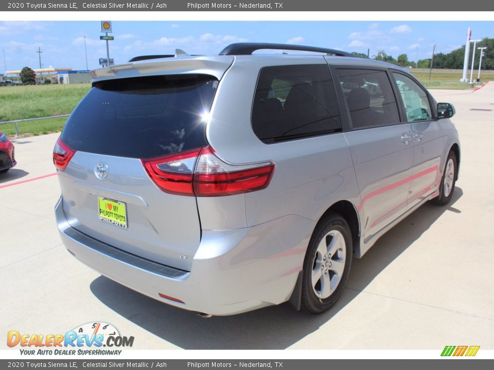 2020 Toyota Sienna LE Celestial Silver Metallic / Ash Photo #8