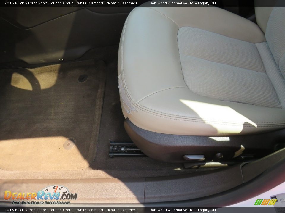 2016 Buick Verano Sport Touring Group White Diamond Tricoat / Cashmere Photo #23