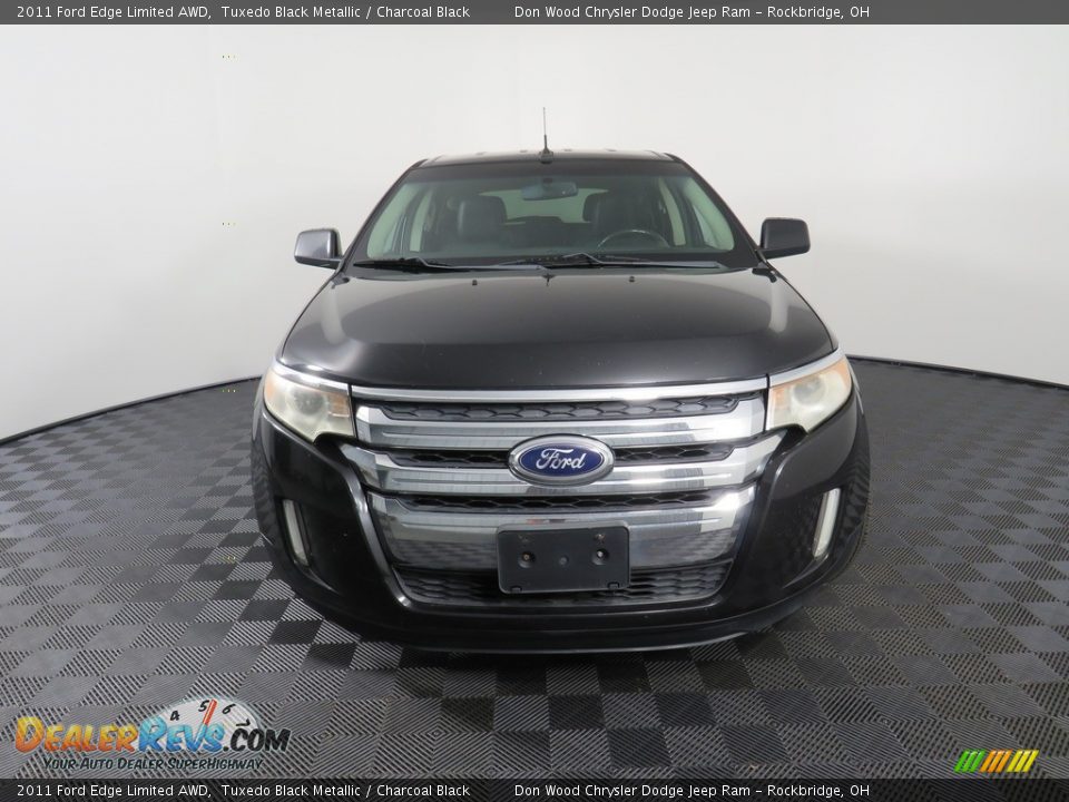 2011 Ford Edge Limited AWD Tuxedo Black Metallic / Charcoal Black Photo #4