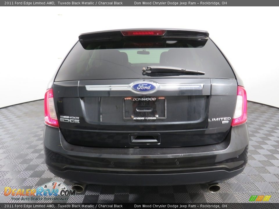 2011 Ford Edge Limited AWD Tuxedo Black Metallic / Charcoal Black Photo #11