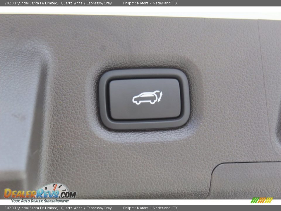 2020 Hyundai Santa Fe Limited Quartz White / Espresso/Gray Photo #24