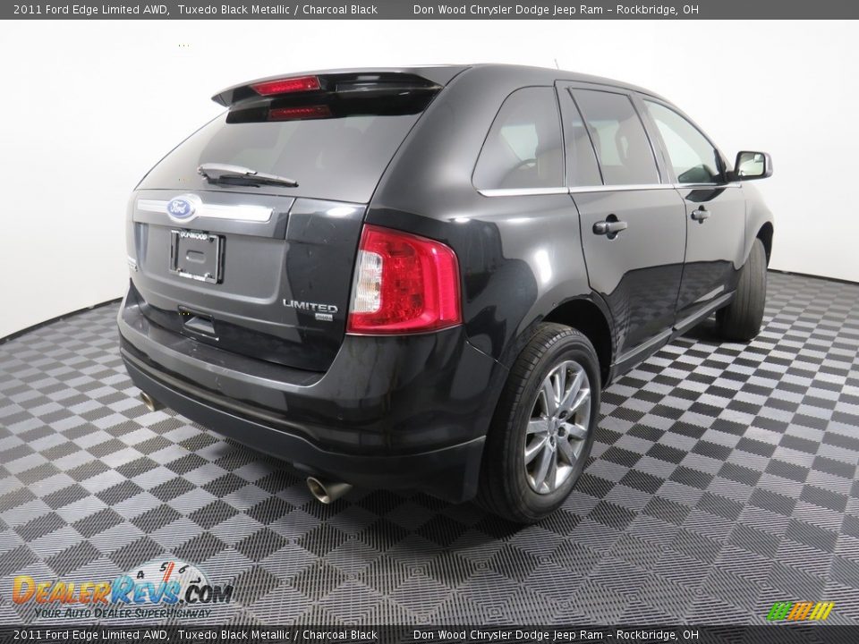 2011 Ford Edge Limited AWD Tuxedo Black Metallic / Charcoal Black Photo #15
