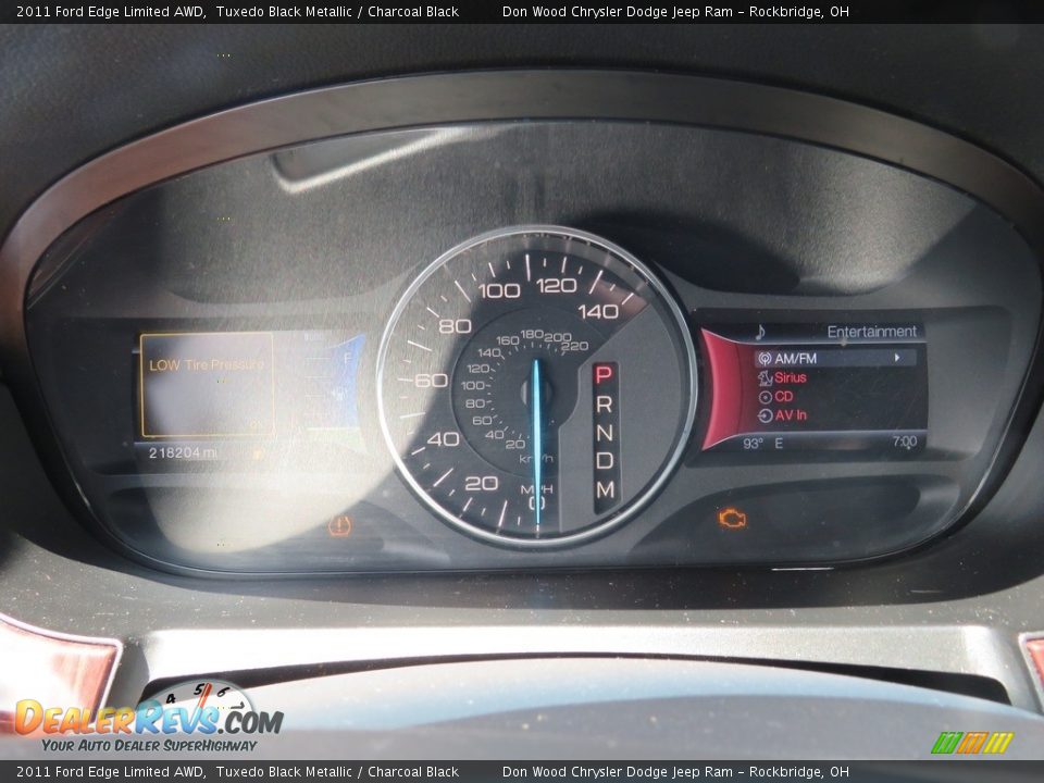 2011 Ford Edge Limited AWD Tuxedo Black Metallic / Charcoal Black Photo #20