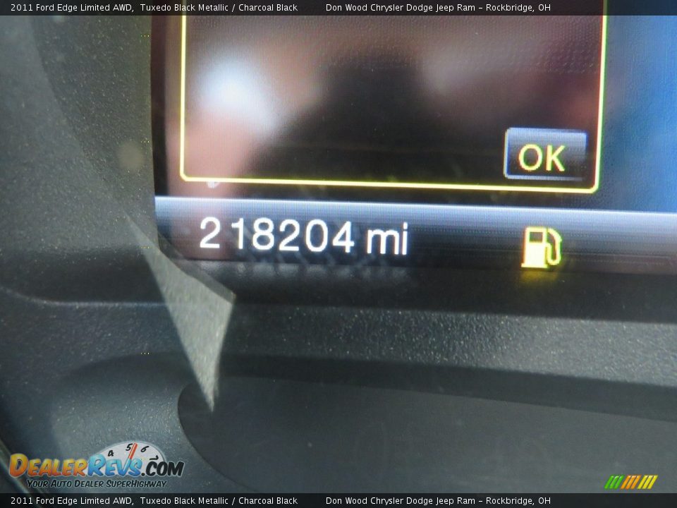 2011 Ford Edge Limited AWD Tuxedo Black Metallic / Charcoal Black Photo #21