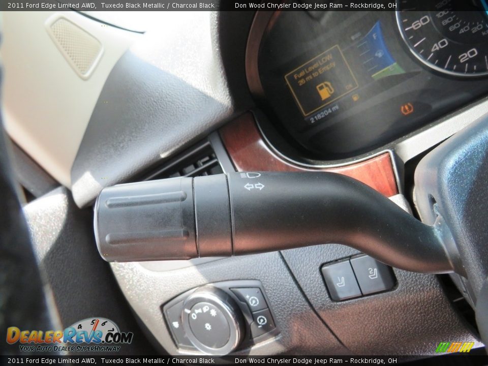 2011 Ford Edge Limited AWD Tuxedo Black Metallic / Charcoal Black Photo #22
