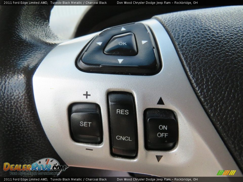2011 Ford Edge Limited AWD Tuxedo Black Metallic / Charcoal Black Photo #23