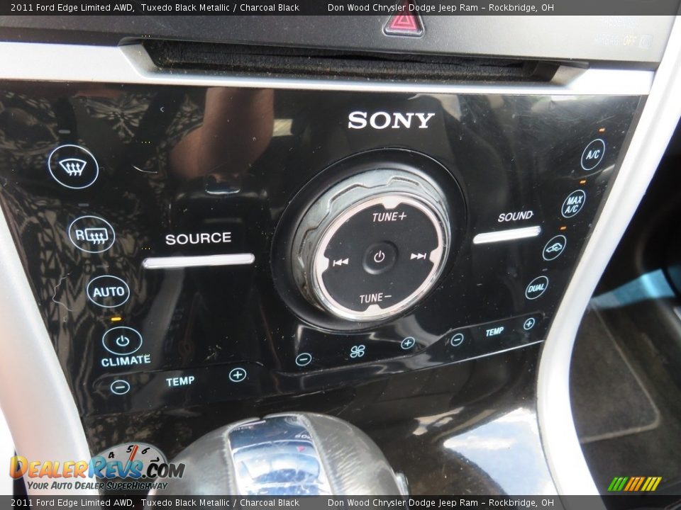 2011 Ford Edge Limited AWD Tuxedo Black Metallic / Charcoal Black Photo #27