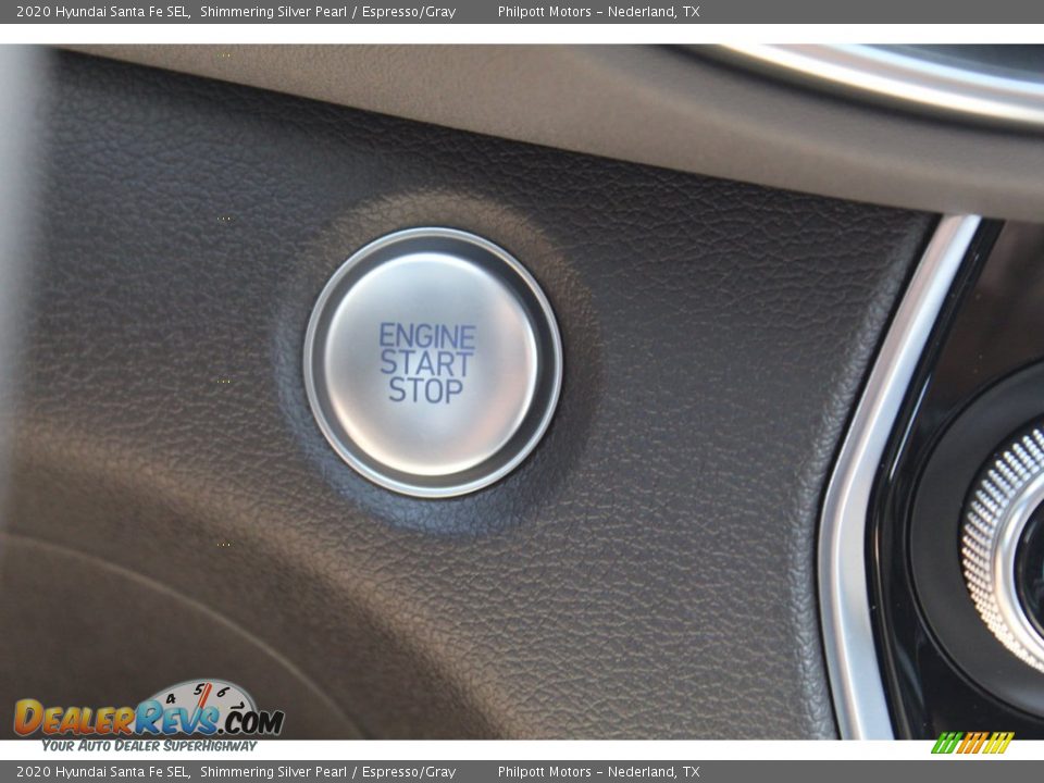 2020 Hyundai Santa Fe SEL Shimmering Silver Pearl / Espresso/Gray Photo #18