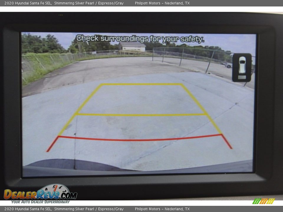 2020 Hyundai Santa Fe SEL Shimmering Silver Pearl / Espresso/Gray Photo #19