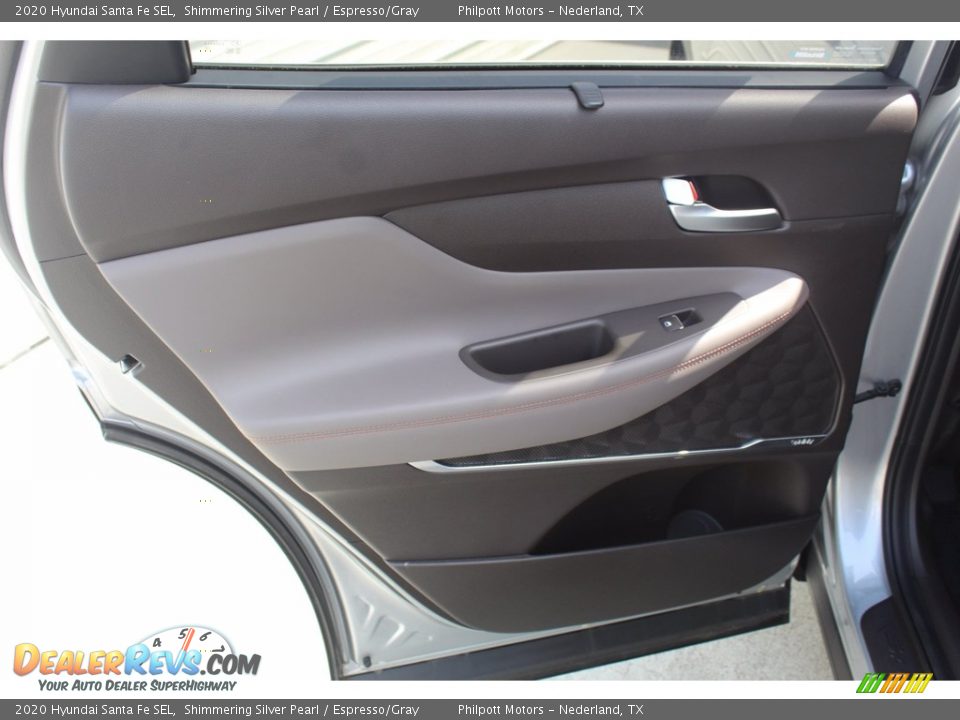 2020 Hyundai Santa Fe SEL Shimmering Silver Pearl / Espresso/Gray Photo #20