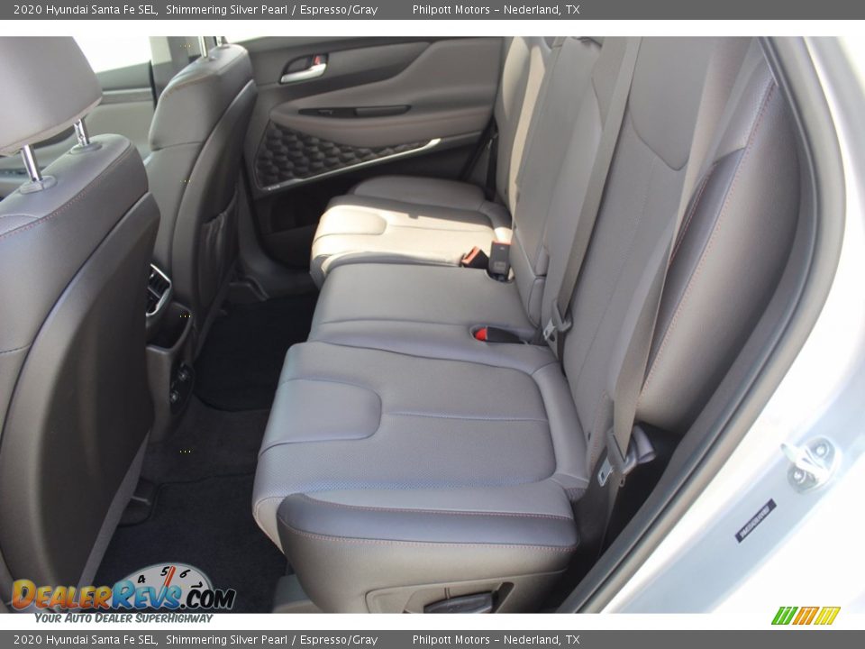 2020 Hyundai Santa Fe SEL Shimmering Silver Pearl / Espresso/Gray Photo #21