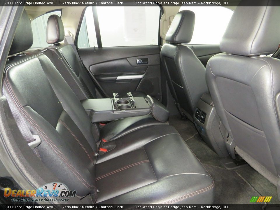 2011 Ford Edge Limited AWD Tuxedo Black Metallic / Charcoal Black Photo #35