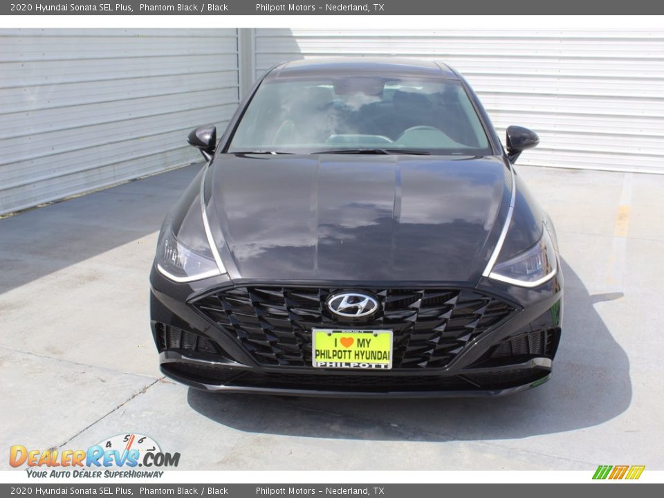 2020 Hyundai Sonata SEL Plus Phantom Black / Black Photo #3