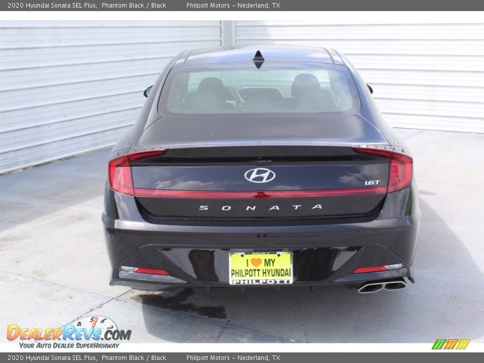 2020 Hyundai Sonata SEL Plus Phantom Black / Black Photo #7