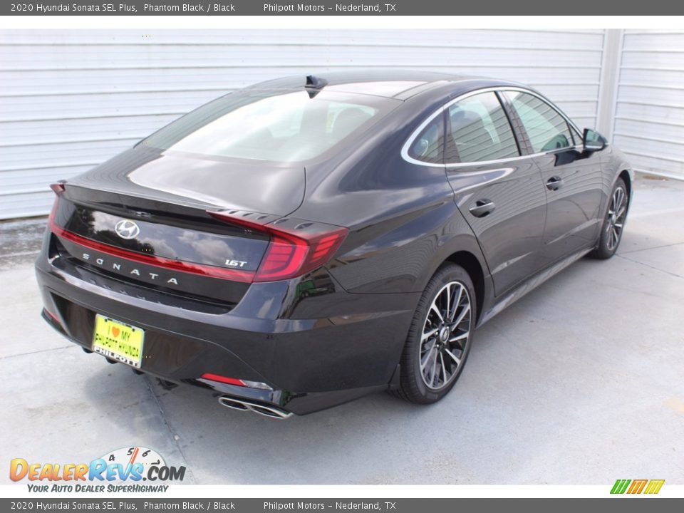 2020 Hyundai Sonata SEL Plus Phantom Black / Black Photo #8