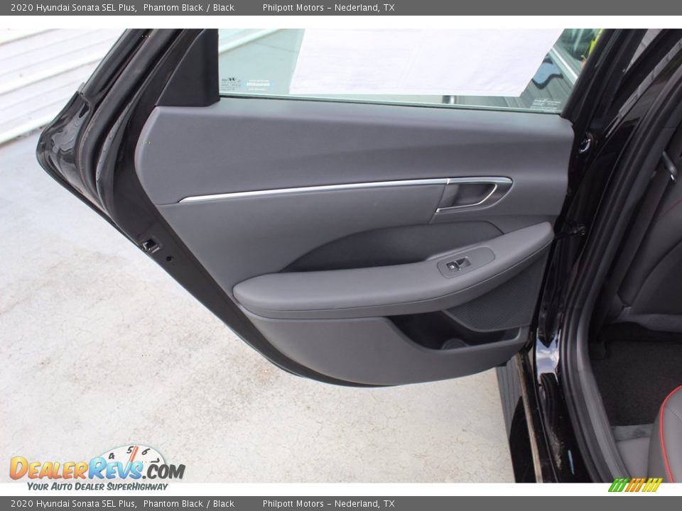 2020 Hyundai Sonata SEL Plus Phantom Black / Black Photo #19