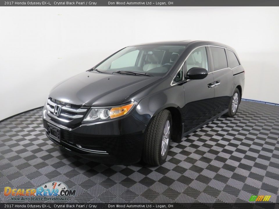 2017 Honda Odyssey EX-L Crystal Black Pearl / Gray Photo #9