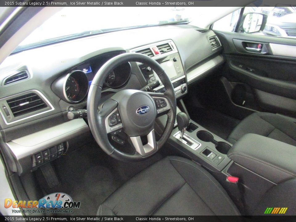 Slate Black Interior - 2015 Subaru Legacy 2.5i Premium Photo #26