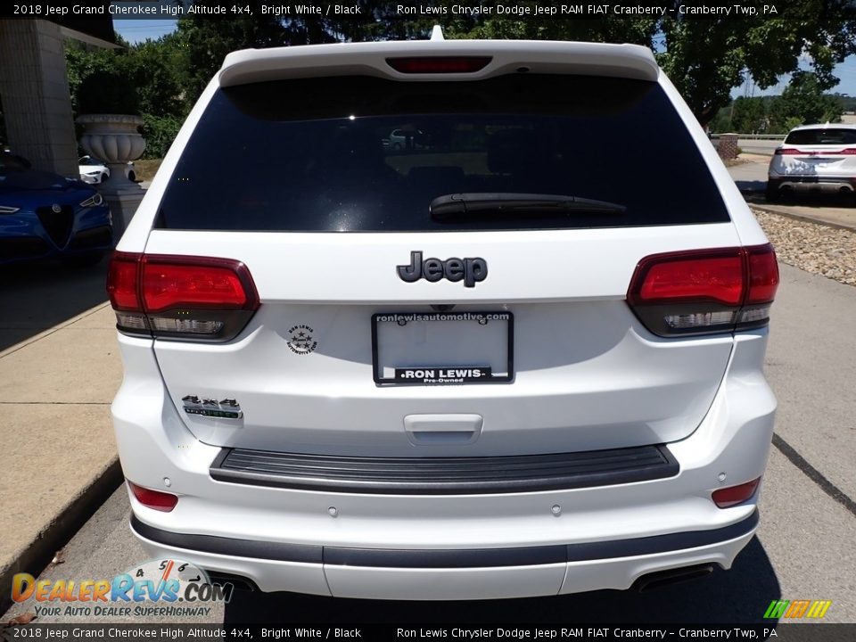 2018 Jeep Grand Cherokee High Altitude 4x4 Bright White / Black Photo #3