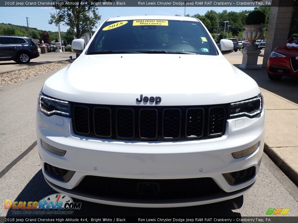 2018 Jeep Grand Cherokee High Altitude 4x4 Bright White / Black Photo #8