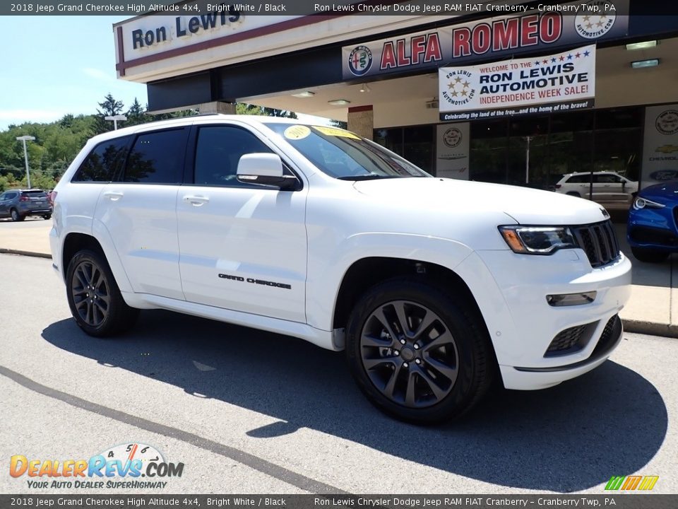 2018 Jeep Grand Cherokee High Altitude 4x4 Bright White / Black Photo #9