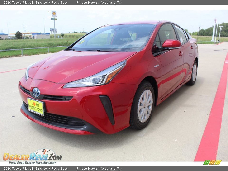 2020 Toyota Prius LE Supersonic Red / Black Photo #4