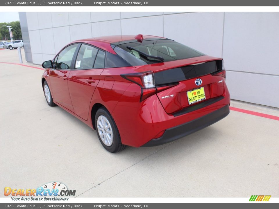 2020 Toyota Prius LE Supersonic Red / Black Photo #6