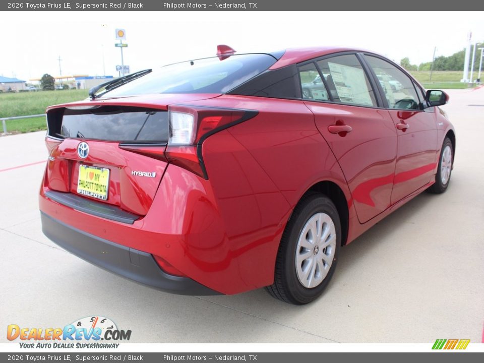 2020 Toyota Prius LE Supersonic Red / Black Photo #8