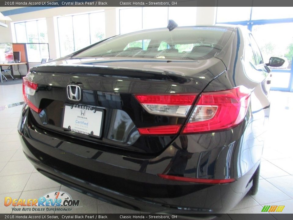 2018 Honda Accord LX Sedan Crystal Black Pearl / Black Photo #10