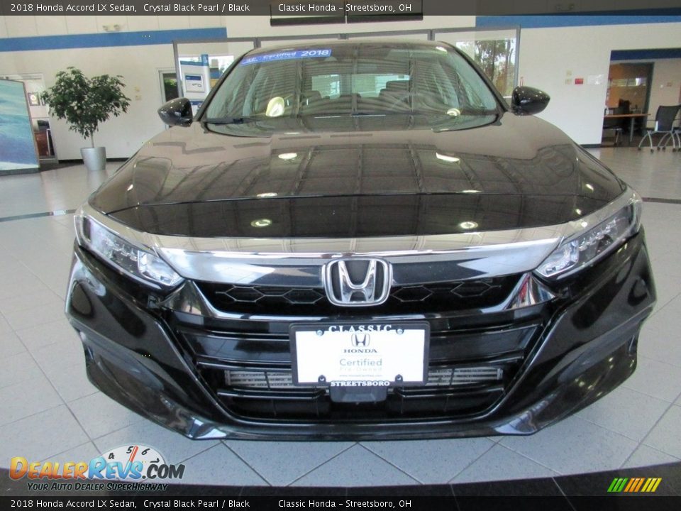 2018 Honda Accord LX Sedan Crystal Black Pearl / Black Photo #13