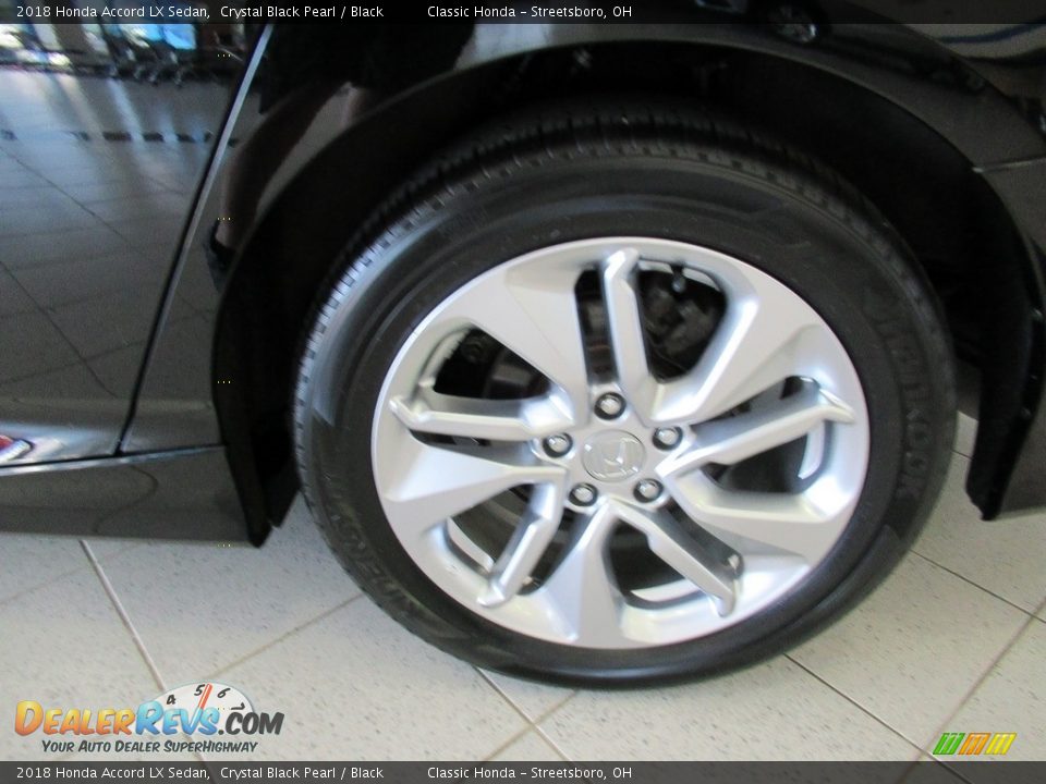 2018 Honda Accord LX Sedan Crystal Black Pearl / Black Photo #34
