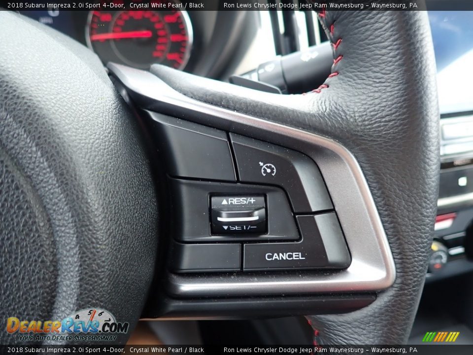 2018 Subaru Impreza 2.0i Sport 4-Door Steering Wheel Photo #18