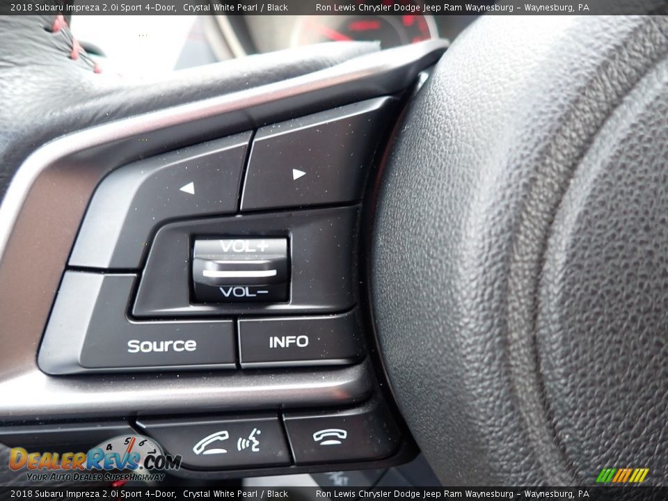 2018 Subaru Impreza 2.0i Sport 4-Door Steering Wheel Photo #19