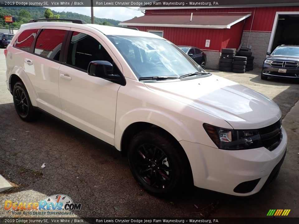 2019 Dodge Journey SE Vice White / Black Photo #8