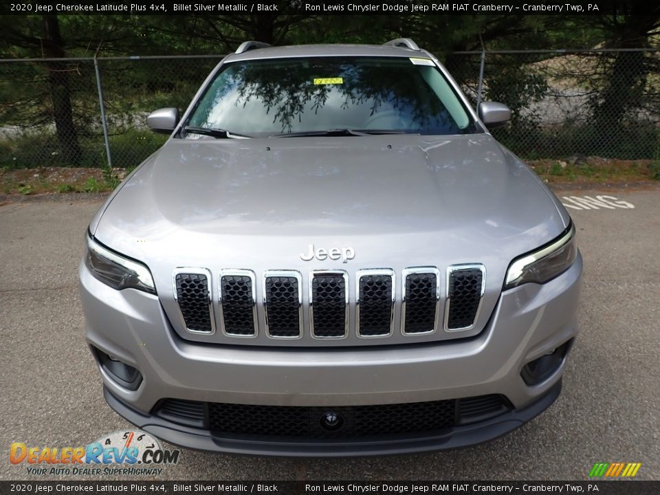 2020 Jeep Cherokee Latitude Plus 4x4 Billet Silver Metallic / Black Photo #2