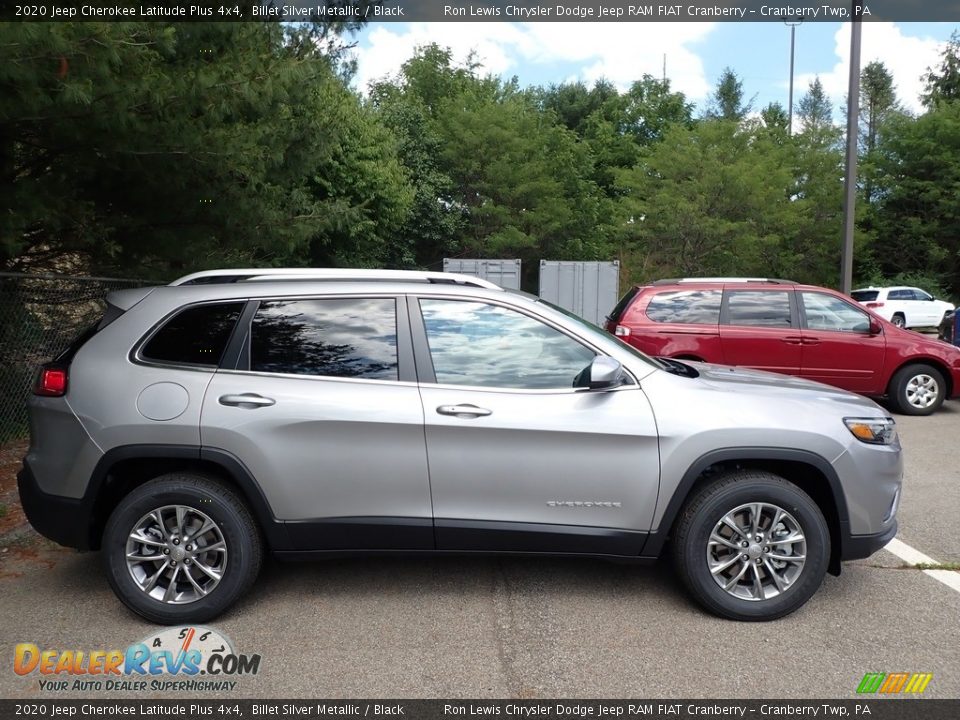 2020 Jeep Cherokee Latitude Plus 4x4 Billet Silver Metallic / Black Photo #4