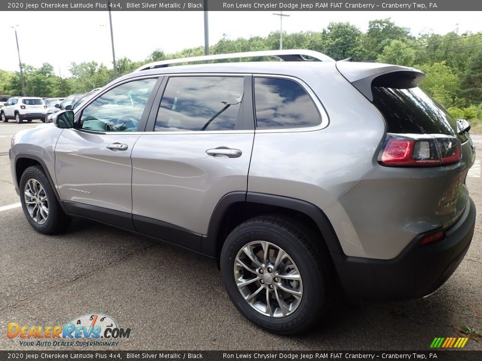 2020 Jeep Cherokee Latitude Plus 4x4 Billet Silver Metallic / Black Photo #8