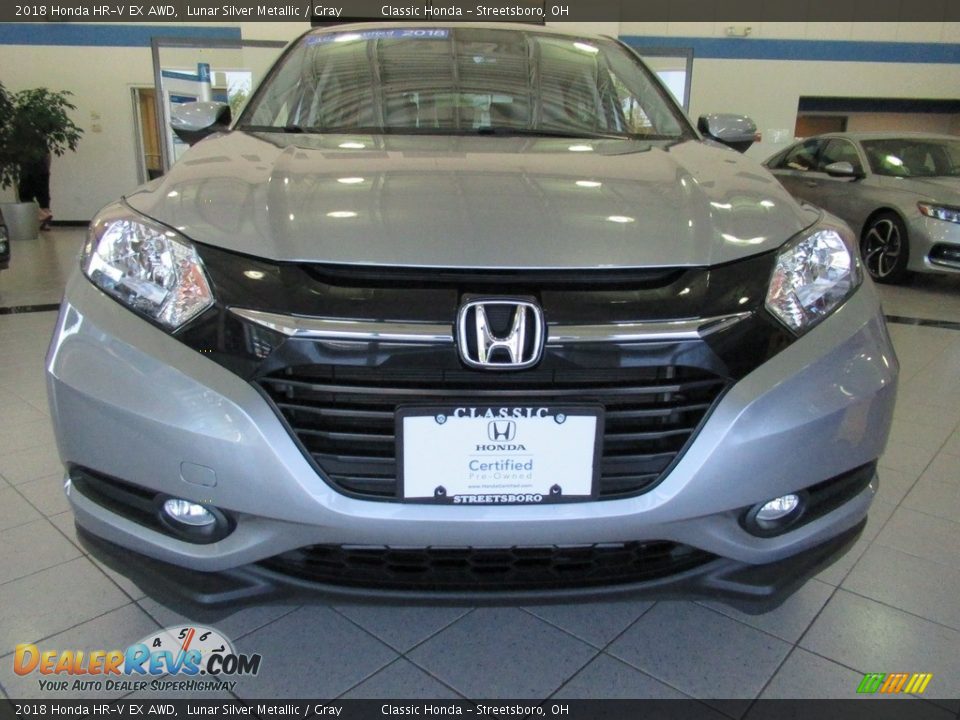 2018 Honda HR-V EX AWD Lunar Silver Metallic / Gray Photo #13